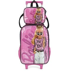 Kit Escolar Luxcel 2 Peças Barbie
