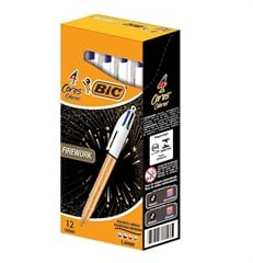 CANETA BIC 4COR FIREWORK 12P 971270