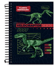 Caderno 1/4 Planeta Dino 80f 0331001