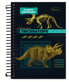Caderno 1/4 Planeta Dino 80f 0331001