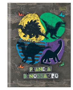 Caderno Broch Univ Planeta Dino 80f 0331003