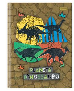 Caderno Broch Univ Planeta Dino 80f 0331003
