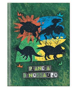 Caderno Broch Univ Planeta Dino 80f 0331003
