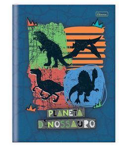 Caderno Broch Univ Planeta Dino 80f 0331003