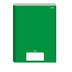 Caderno 1/4 Brochura Capa Dura Stiff 96 Folhas Verde