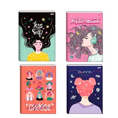 CADERNO BROC UNIV CD IT GIRL 48F 65483-77