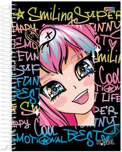 CADERNO 1/4 CD ESP IT GIRL 200F 71404-77