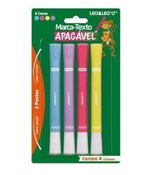 Marca Texto Jocar Apagável 4 Cores