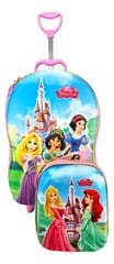 MALA C/CAR+LANCH PRINCESA CASTELO 3855NM23