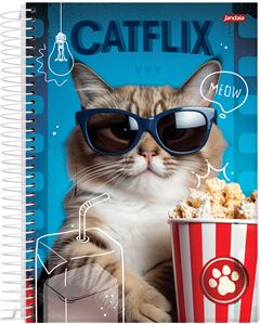 CADERNO CD UNIV PET 10X1 160F 68886-77