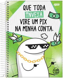 CADERNO CD UNIV FLORK 12X1 192F 75064-24