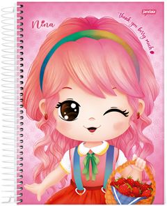 CADERNO CD UNIV NINA 12X1 192F 74872-77