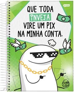 CADERNO CD UNIV FLORK 20X1 320F 75065-24