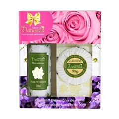 COLONIA 200ML SEIV NAT + SAB 90G FLOR JASM 1555