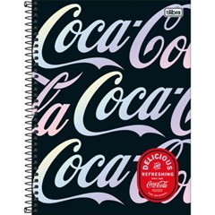 CADERNO CD COCA COLA 1X1 80F 349879
