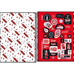 CADERNO CD COCA COLA 1X1 80F 349879