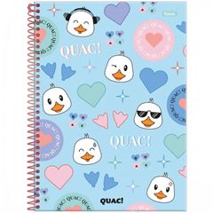 CADERNO CD QUAC 10X1 160F 6462
