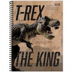 CADERNO CD SAUROS 10X1 160F 6466