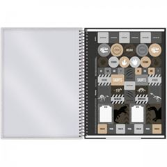 CADERNO CD SAUROS 10X1 160F 6466