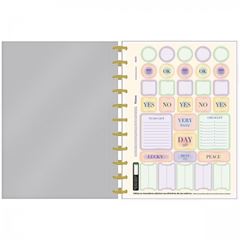 CADERNO DISC BLUSH 10X1 160F 6494