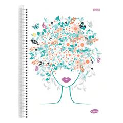 CADERNO CD KBOM FEM 1X1 96F 10156