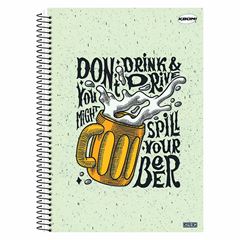 CADERNO CD KBOM MASC 10X1 200F 10152