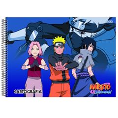 Caderno Cd Cart Esp Naruto 60f 10369