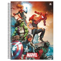 CADERNO CD MARVEL NOW 10X1 160F 10280
