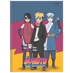 CADERNO BROCH BORUTO 1X1 80F 10463