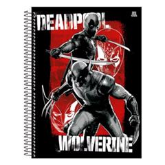 Caderno Cd Deadpool 1x1 80f 10288