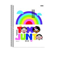 Caderno Universitário Capa Dura 160 folhas - 10 Matérias Turma da Mônica