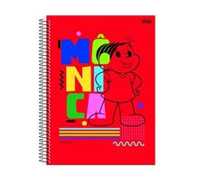 Caderno Universitário Capa Dura 160 folhas - 10 Matérias Turma da Mônica