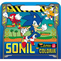 Album Maleta de Colorir Sonic