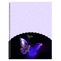 CADERNO CD PAPILIO 1X1 80F 10245