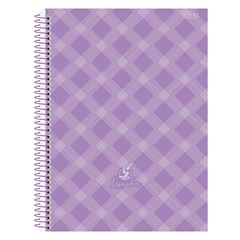 CADERNO CD LAVENDER 1X1 80F 10240