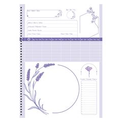 CADERNO CD LAVENDER 1X1 80F 10240