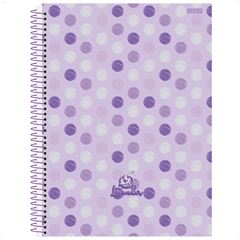 CADERNO CD LAVENDER 10X1 160F 10241