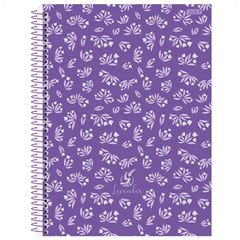 CADERNO CD LAVENDER 10X1 160F 10241