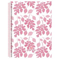 CADERNO CD ROSA ROSE 1X1 80F 10225