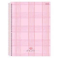 CADERNO CD ROSA ROSE 1X1 80F 10225