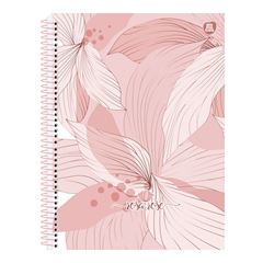 CADERNO CD ROSA ROSE 10X1 160F 10226