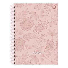 CADERNO CD ROSA ROSE 10X1 160F 10226