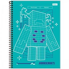 CADERNO CD MINECRAFT 15X1 240F 6992