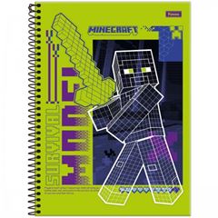 CADERNO CD MINECRAFT 15X1 240F 6992