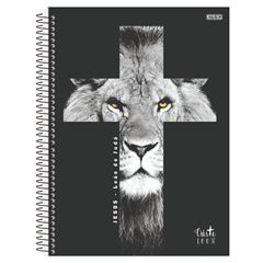 CADERNO CD CRISTO 10X1 160F 10171