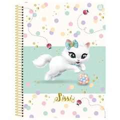 CADERNO 1/4 CD ESP SISSI 80F 10329