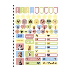CADERNO CD MY PETS 1X1 80F 10188