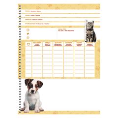 CADERNO CD MY PETS 1X1 80F 10188