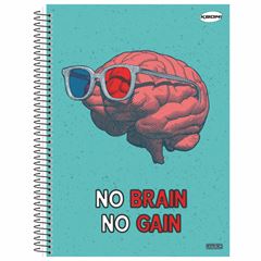 Caderno Cd Kbom Masc 15x1 300f 10154