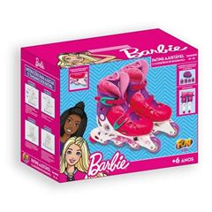 Patins Barbie C/Acess M2 33/36 F0010-8